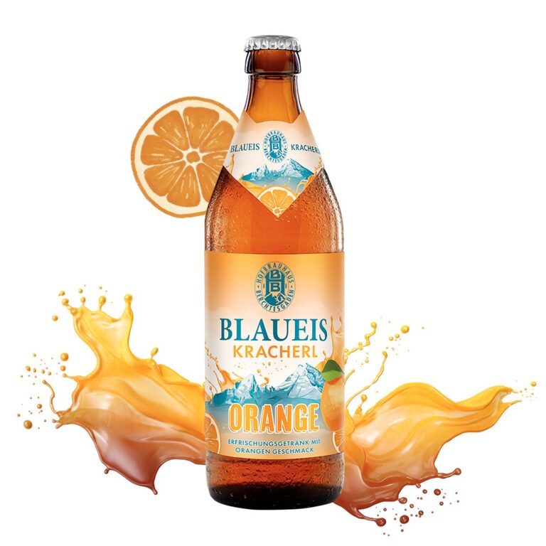 blaueis kracherl orange limonade berchtesgaden